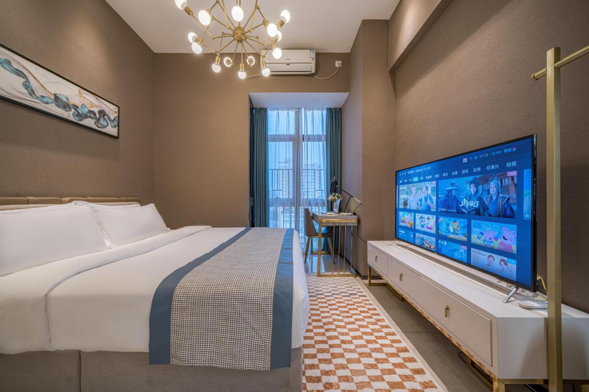 Gepai Executive Apartment - Shenzhen Futian Convention And Exhibition Center Dış mekan fotoğraf